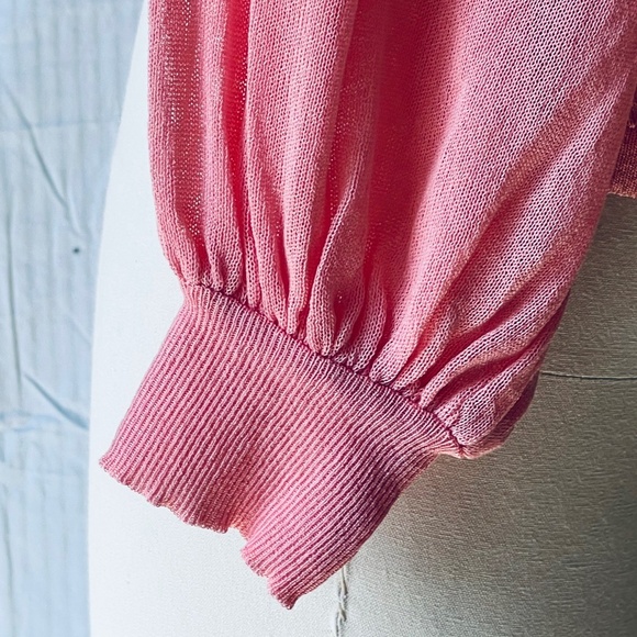 Long Sleeve Scoop Neck Knit Top (Simple Unique) - Picture 4 of 7